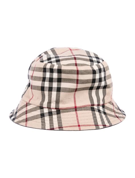 burberry nova check pattern bucket hat|burberry ss18.